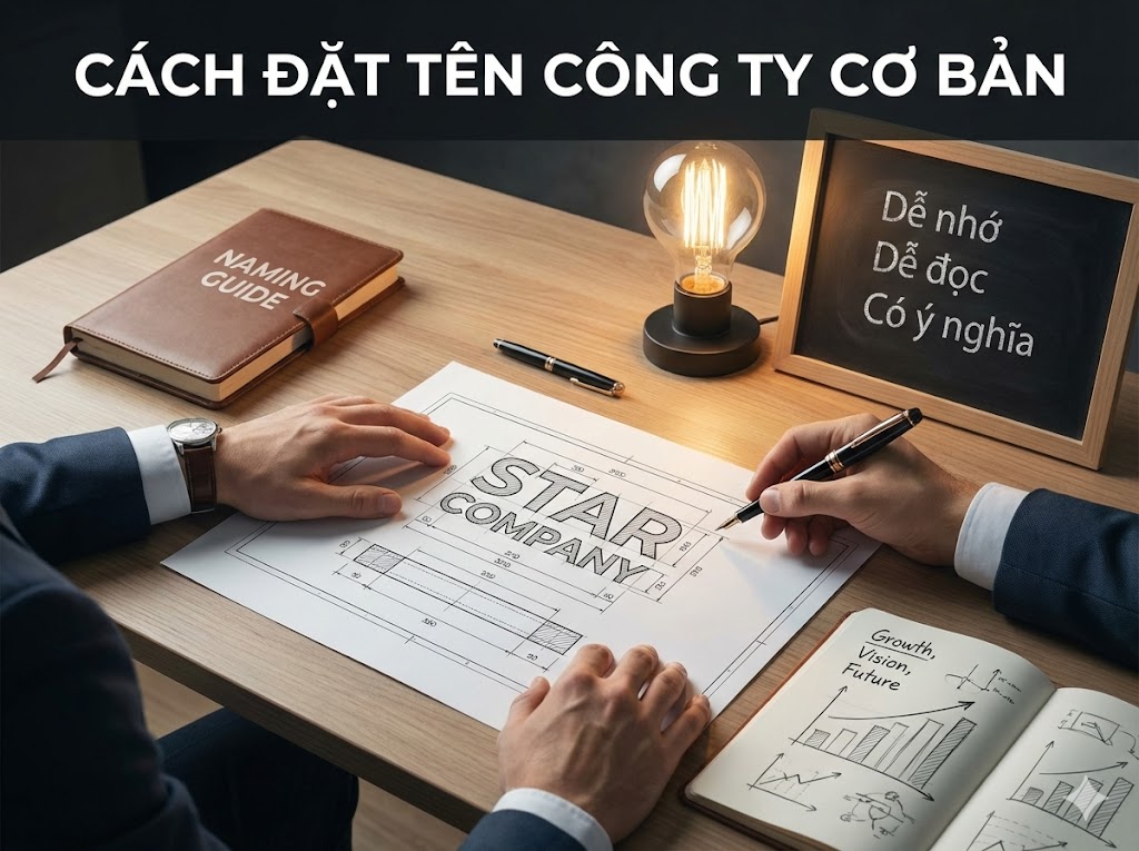 CÁCH ĐẶT TÊN CÔNG TY CƠ BẢN