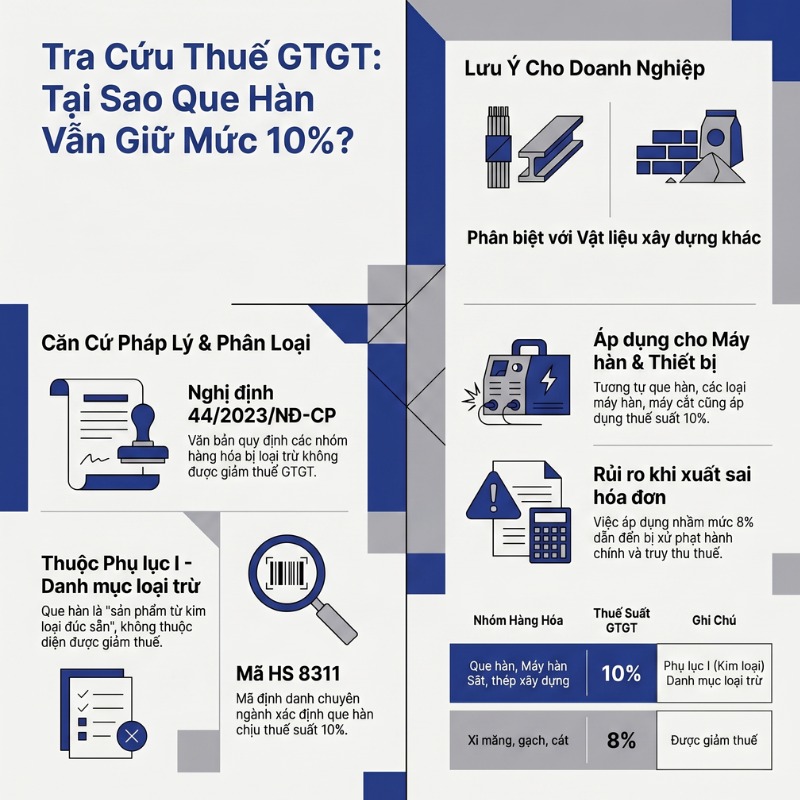 Que hàn có được giảm thuế GTGT không
