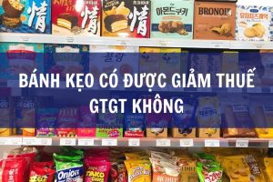 bánh kẹo có được giảm thuế gtgt không