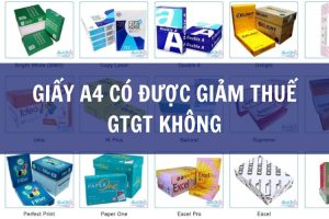 giấy a4 có được giảm thuế gtgt không