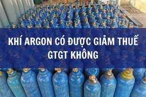 khí argon có được giảm thuế gtgt không