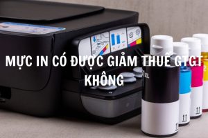 mực in có được giảm thuế gtgt không