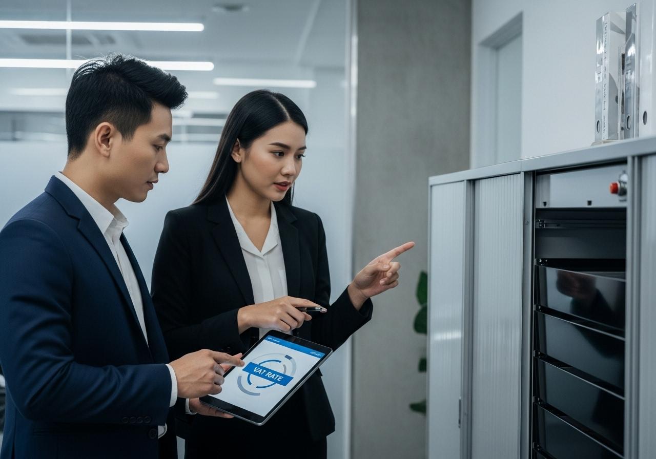 tủ sắt thuế suất bao nhiêu