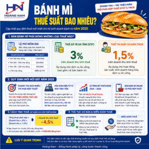 Bánh mì thuế suất bao nhiêu
