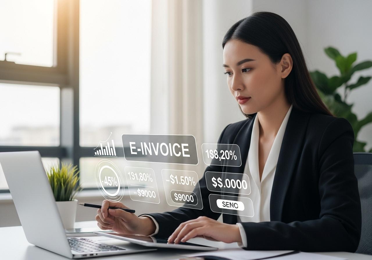dịch vụ hóa đơn điện tử thuế suất bao nhiêu