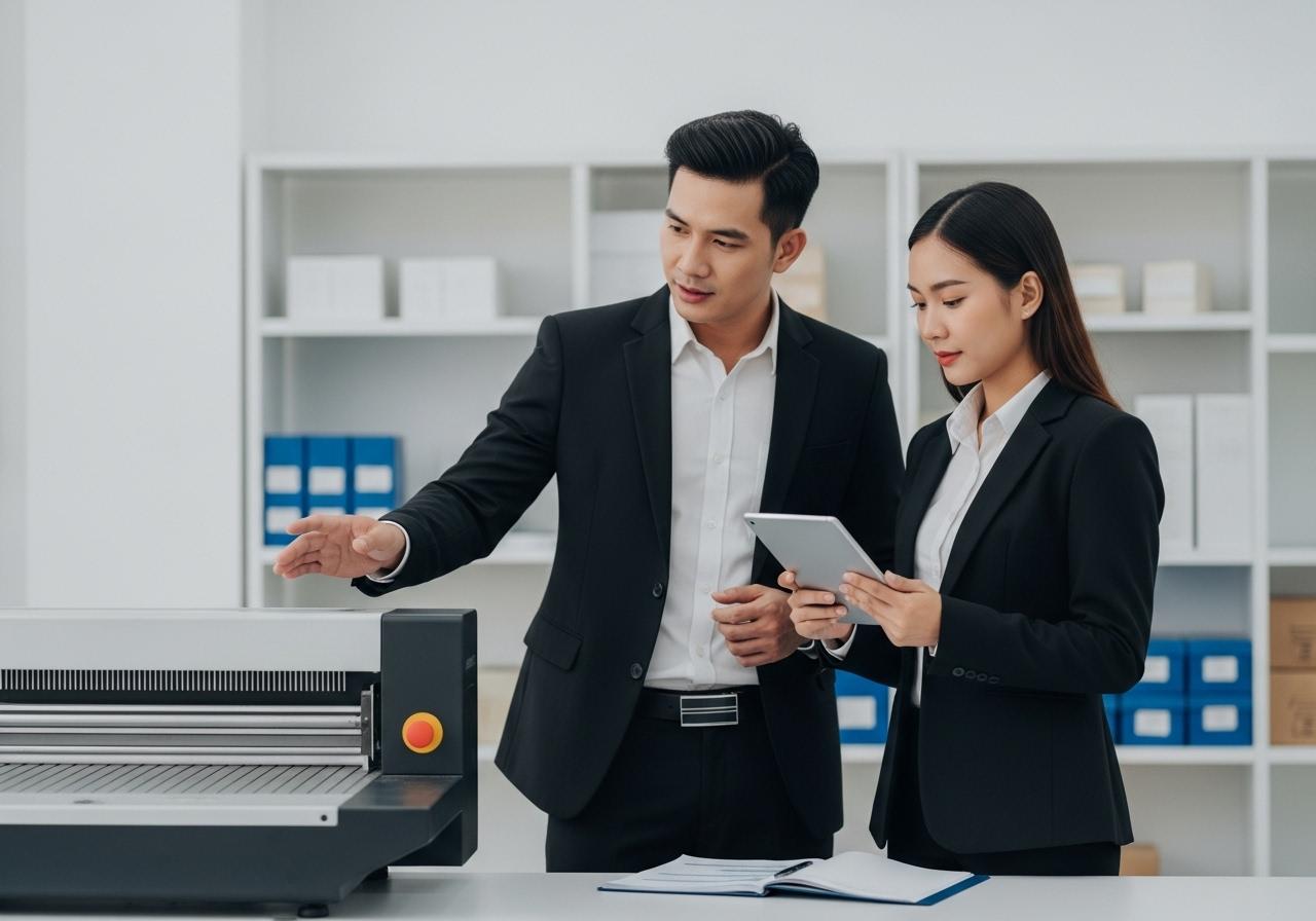 máy cắt giấy thuế suất bao nhiêu