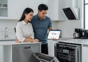 máy rửa chén thuế suất bao nhiêu