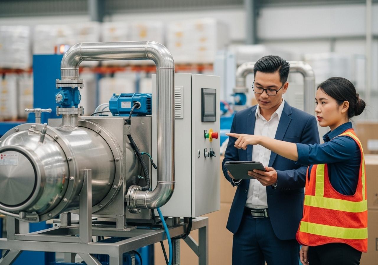 máy sấy khí thuế suất bao nhiêu