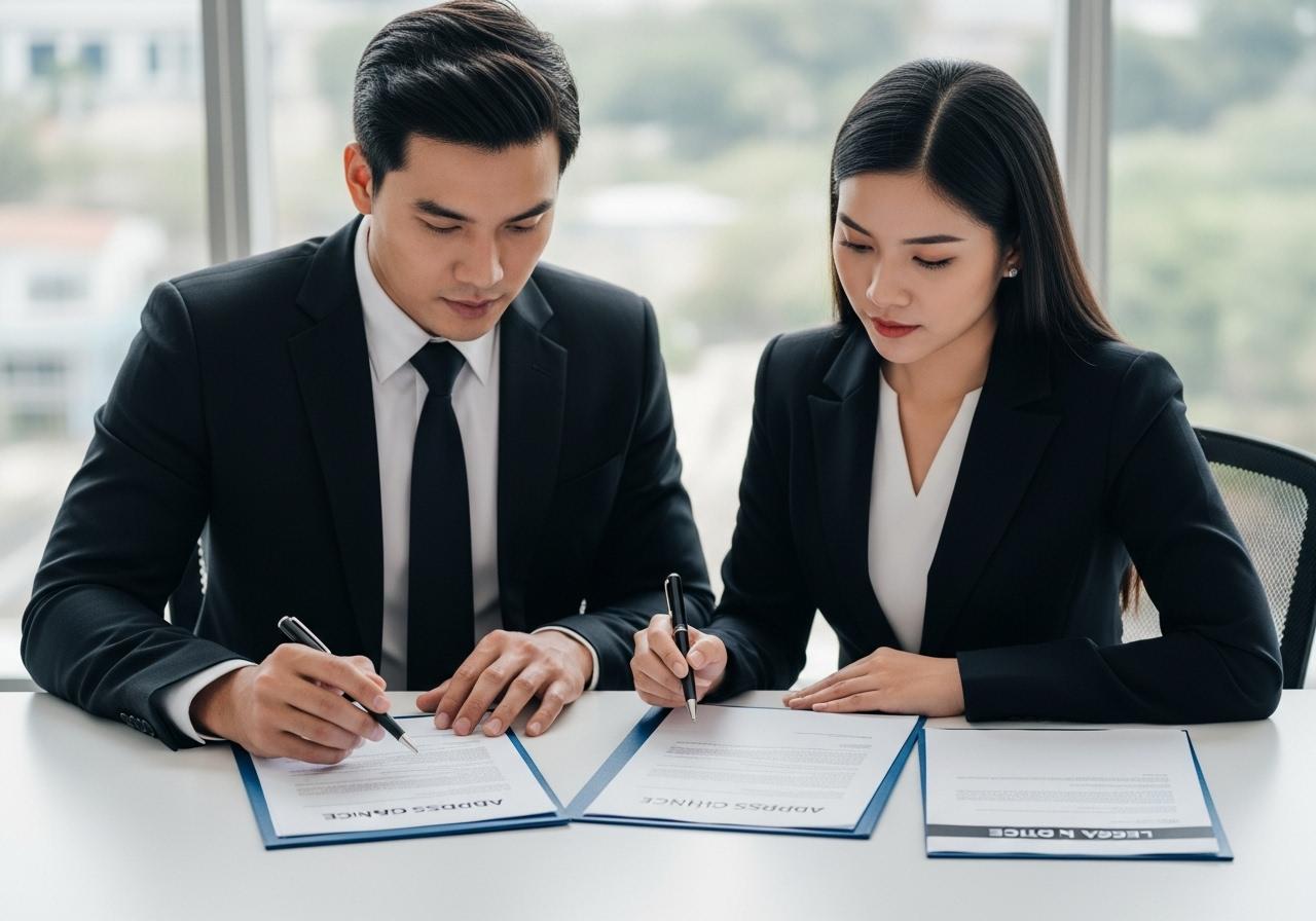 thay đổi địa chỉ trụ sở công ty tại Bình Dương 2