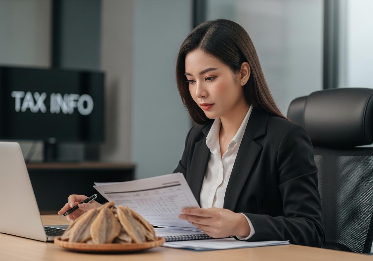 cá khô thuế suất bao nhiêu