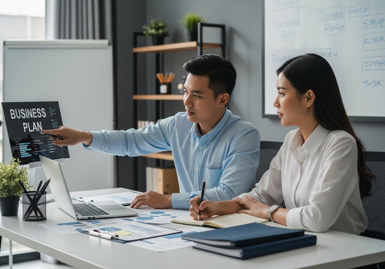 Bước 1 & 2: Xác định dịch vụ chủ lực và Lập kế hoạch kinh doanh bài bản