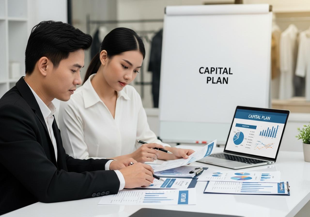 Bước 2: Lập kế hoạch vốn và chi phí chi tiết