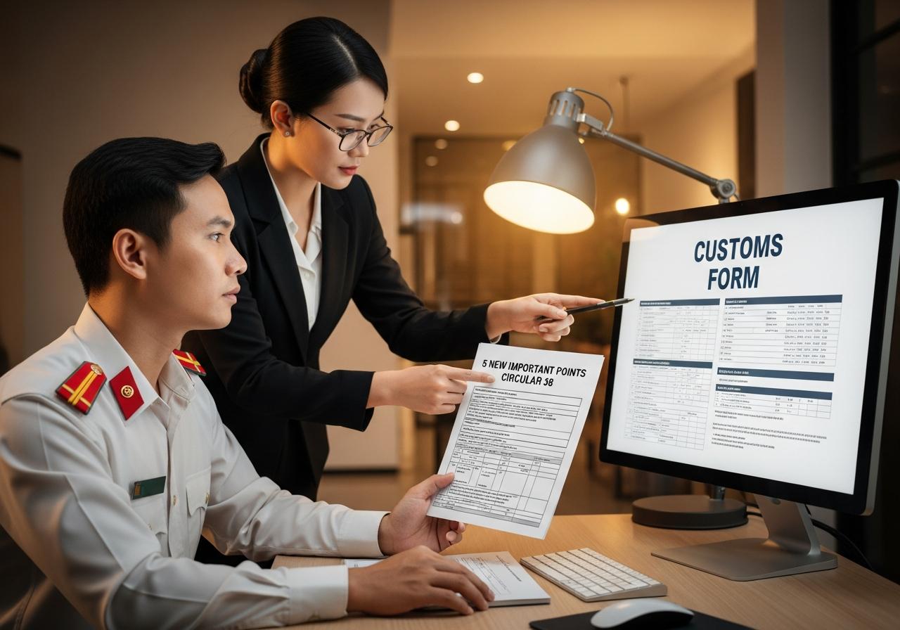 Hướng dẫn áp dụng Thông tư 38 vào quy trình khai báo hải quan thực tế