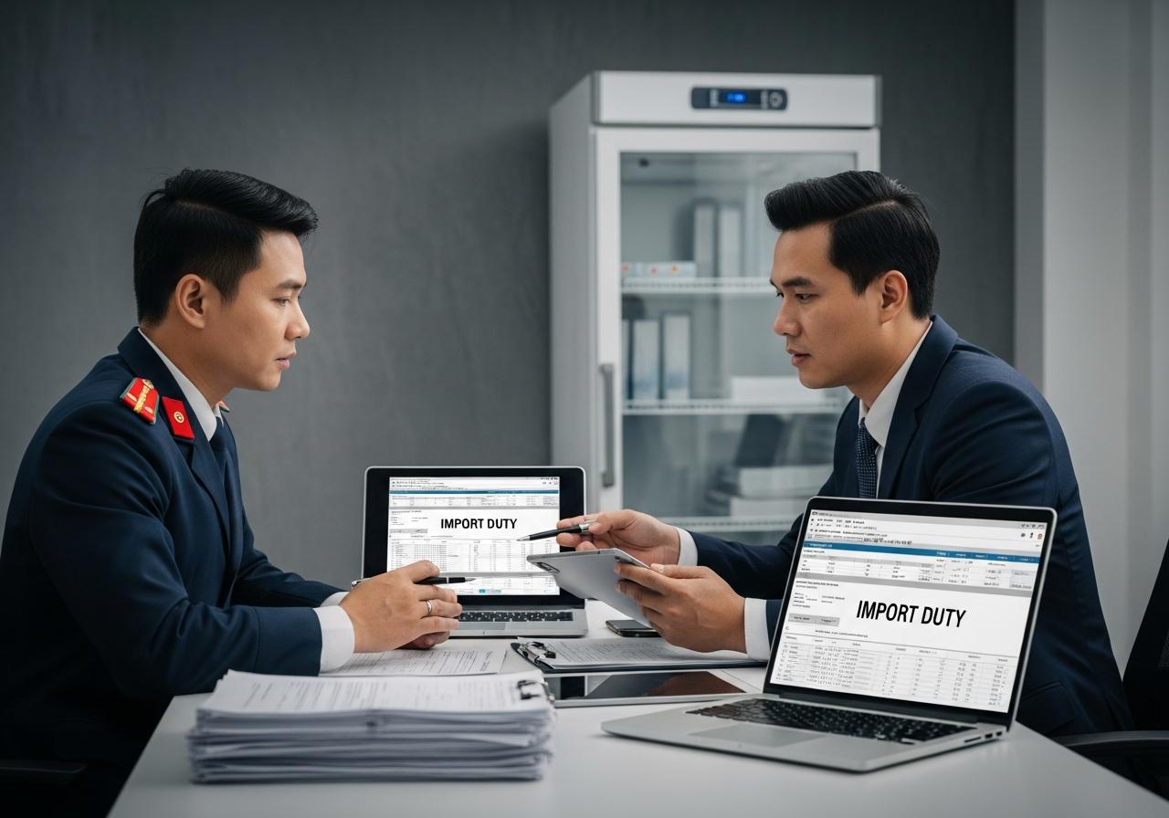 tủ đông thuế suất bao nhiêu