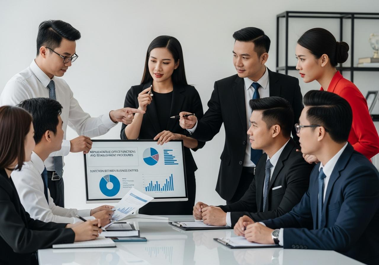 Phân biệt văn phòng đại diện, chi nhánh và địa điểm kinh doanh