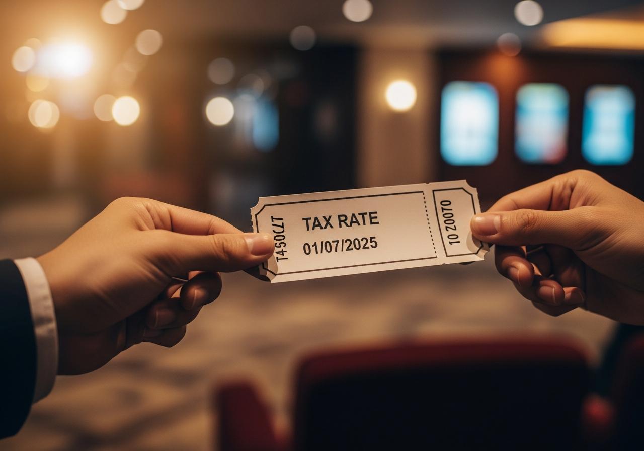 vé xem phim thuế suất bao nhiêu