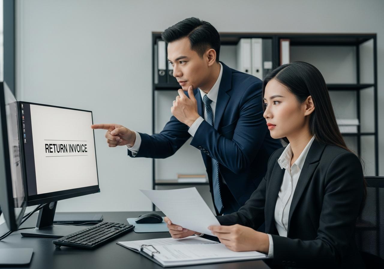 Hướng dẫn 4 bước viết hóa đơn trả lại hàng điện tử chi tiết