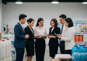 mã ngành bán buôn đồ nhựa