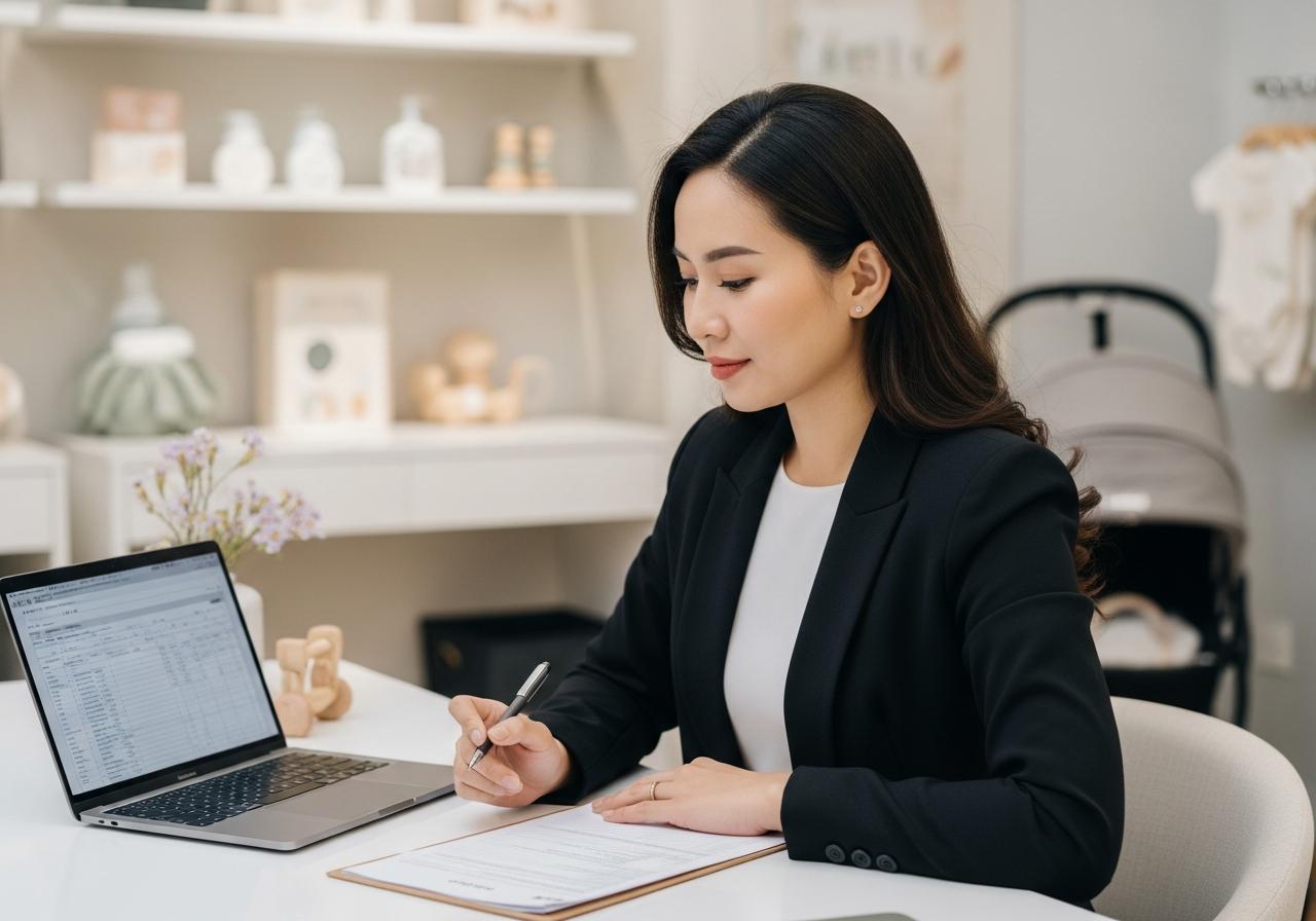 Các loại thuế chủ shop mẹ và bé phải nộp (Cập nhật 2025)