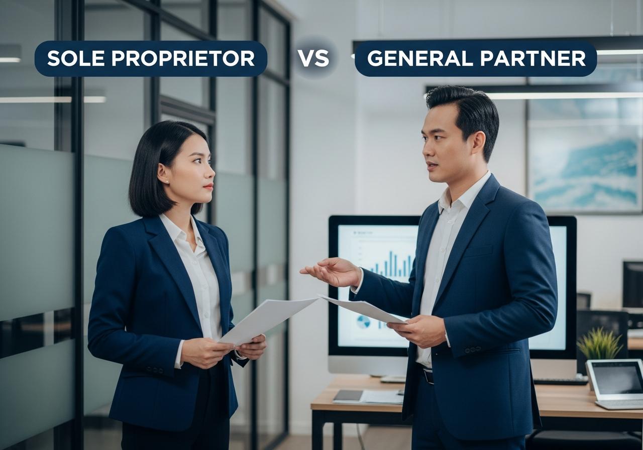 SO SÁNH CHỦ DOANH NGHIỆP TƯ NHÂN VÀ THÀNH VIÊN HỢP DANH