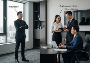 so sánh công ty tnhh 1 thành viên và công ty tnhh 2 thành viên