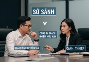 so sánh công ty trách nhiệm hữu hạn và doanh nghiệp tư nhân
