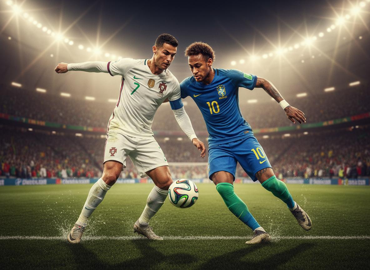 ronaldo đối đầu neymar